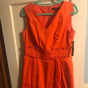 Orange Alex Marie shift dress size 10